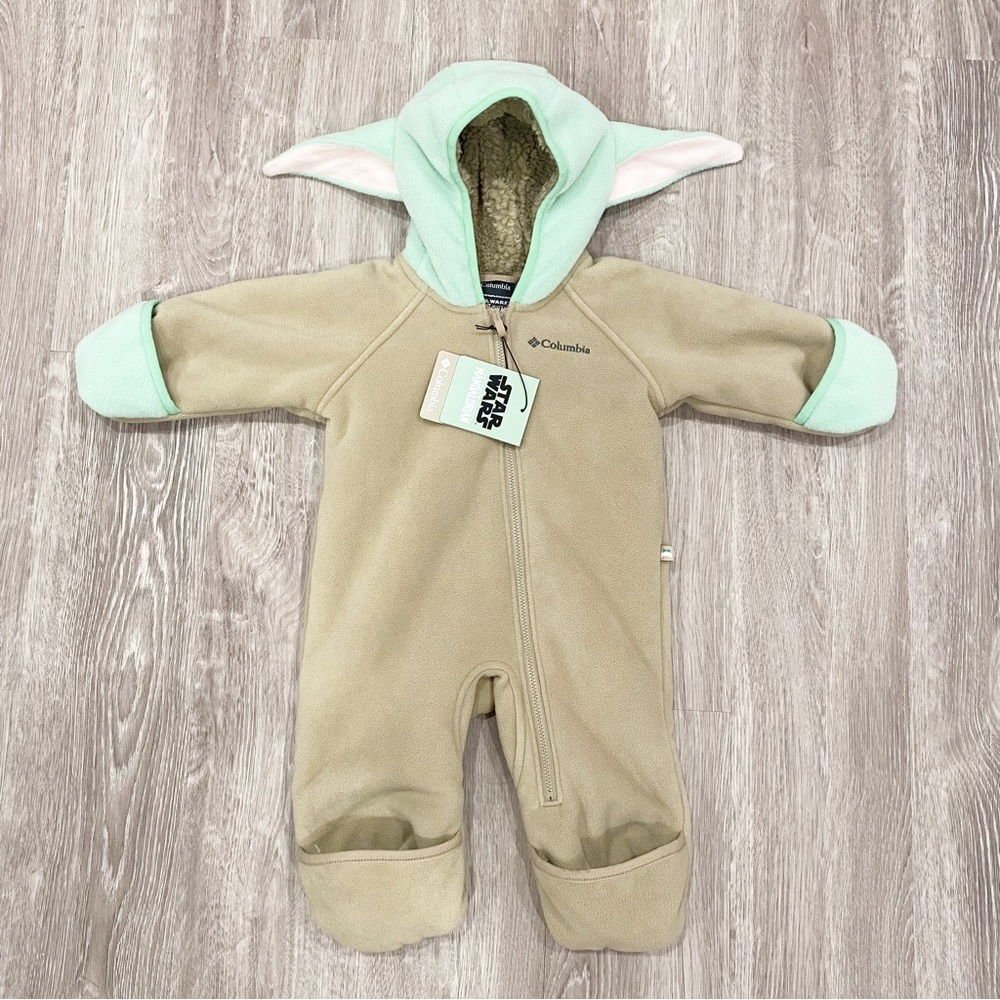 Columbia Snowsuit Grogu Baby Yoda Mandalorian 3-6 mo